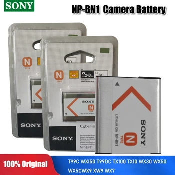A Sony Original 3,6 v NP-BN1 NP BN1 630mah Bateria Recarregável de Lítio de TX9 T99 WX5 TX5 TX7 W380 W390 W350 W310 W320 Câmera do Celular