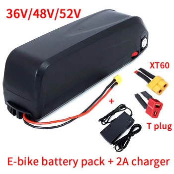 36V 48V 52V 20Ah EBike Bateria Hailong Caso com USB Motor Bike Kit de Conversão Bafang Bicicleta Elétrica NOS UE Duty Free
