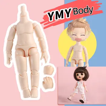 Novo 10 cm 11 cm BJD Boneca brinquedos YMY corpo adequado para GSC ob11 1/12 BJD boneca de corpo esférico conjunta boneca de brinquedo do lado de boneca acessórios
