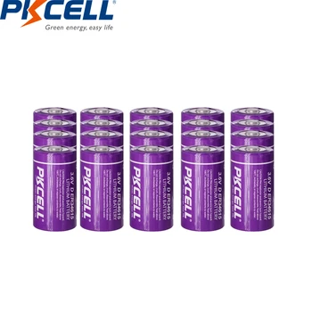 20PC x 34615 ER34615 de Lítio de 3,6 V Batteria19000mah Tamanho D LiSOCl2 Não-recarregáveis da Bateria inteligente medidor de água PKCELL