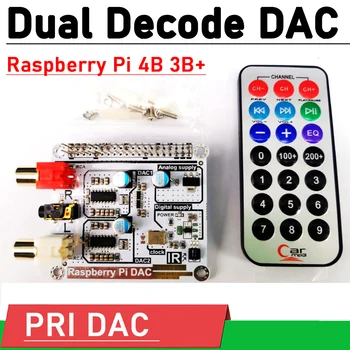 Volumio Modo Raspberry Pi DAC Raspberry Pi 4B 3B+\3B\2B\ZERO(W) APARELHAGEM hi-fi Dual ES9023 Decodificar DAC I2S Digital de Áudio da Placa de Som
