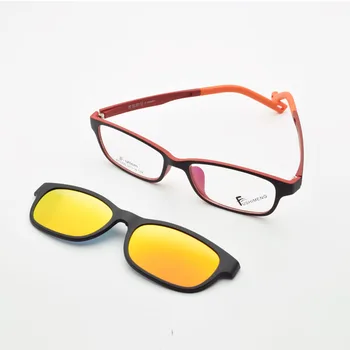 Ultra-lightGlasses Ímã Clipe em Óculos de sol Miopia Armação de Óculos Polarizados Funcional Óculos 3D Ultem Uv 400 Óculos KT1306