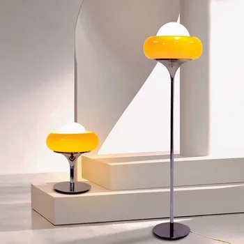 Nordic Simples Lâmpadas de Assoalho para a Sala de Vidro Candeeiro de Pé Chrome Quarto de Luz Criativa Arte de Decoração de Casa de dispositivos Elétricos de Iluminação