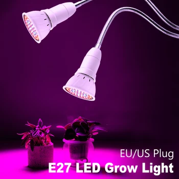 Crescer LED de Pleno Espectro de Luz 3W 5W 7W 15W 20W E27 LED Cresce a Lâmpada LED Fito Lâmpada de Sementes de Flores Hidropônico Tenda Planta Lâmpada