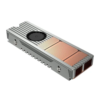 .2 2280 SSD Dissipador de calor com Turbo Ventilador 10000RPM M2 NVME SSD Cooler de Alumínio+Cobre