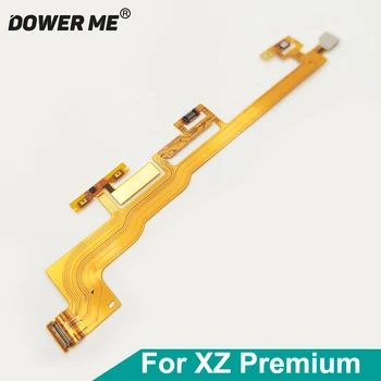 DowerMe Botão de ligar/Desligar Volume da Câmara Conector do Comutador de Fita Flex Cabo Para Sony Xperia XZ Premium XZP G8142 G8141