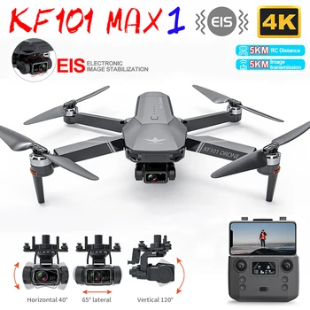 VISUO ZEN K1 PRO Atualizado KF101 MAX1 5KM 5G 4K EIS Câmera 3-Eixo Cardan GPS Dron wi-Fi FPV Dobrável RC Quadcopter Brushless Drone