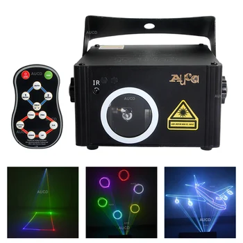 Controlador remoto de Programa do SD Card Editar DMX Animação de Digitalização de Cor RGB do Projetor do Laser de Música, Luzes de Discoteca DJ Iluminação de Fase
