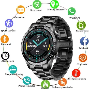 Smart Watch Homens de Chamada Bluetooth 2022 IP68 Waterproof a Saúde Monitor de Espera Para Assistir Xiaomi 11 T/11 Lite 5G NE 12 X Pro iPhone 1
