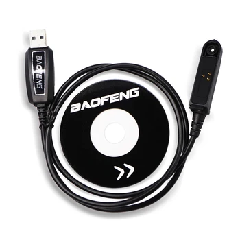 Baofeng USB Cabo de Programação Cabo de CD Para Baofeng UV9R Mais A58 BF 9700 S58 N9 etc Walkie Talkie UV-9R Plus BF-A58 Duas Vias de Rádio