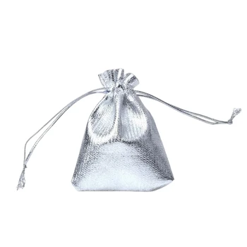 Jóias brilhantes Sacos Reutilizáveis Presente com Cordão de Bolsas de DIY Ofícios para Festa de Casamento, Festas de Natal