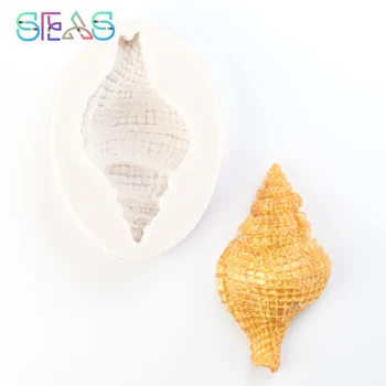 3D Concha de Silicone Molde de Bolo Assando Moldes para Biscoitos Criador de Pastelaria Ferramentas de Acessórios DIY Moldes de Chocolate utensílios de Cozinha