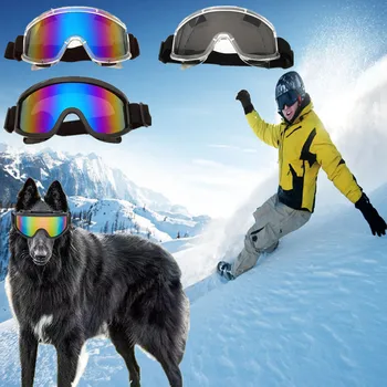 Animal de estimação Acessórios de Jóias Cachorro Grande Óculos à prova de Vento Snowproof Proteção UV Exterior Passeio em Óculos de sol