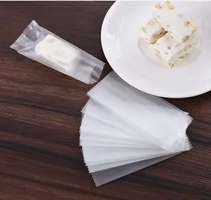 200pcs cartoonself-adesão de Plástico Nougat de papel de embrulho de Doces embalagens de saco de Casamento, Festa de Aniversário de Artesanato