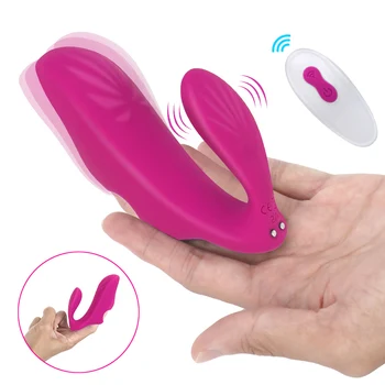 OLO Cabeças de Casal Dedo Vibrador ponto G Clítoris Massager de Brinquedos Sexuais para as Mulheres de Controle Remoto sem Fio Estimular a Vagina