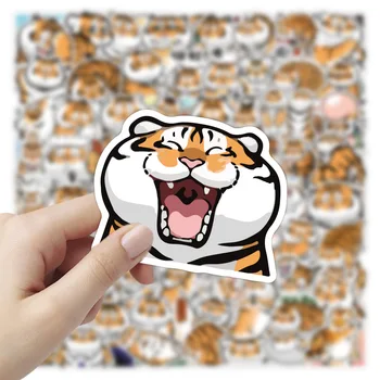 10/50/100PCS Bonito Engraçado Anime Tiger Animal Graffiti Adesivo Laptop Guitarra de Bagagem Telefone do Escritório Impermeável Adesivo Decalque Garoto de Brinquedo