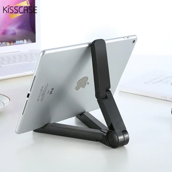 KISSCASE do Telefone Móvel Suporte Para o iPhone 6 6 7 7 Plus Para iPad 360 Graus de Rotação ABS área de Trabalho do Tablet PC Para o Galaxy S6