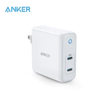 Anker 60W 2-Porta Dobrável USB Carregador C PowerPort Átomo de PD 2 GAN Compacto carregador de Parede-NOS 30W plug do carregador do telefone para o iphone