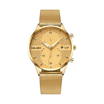 Homens de Moda de Luxo VIP Relógios de Homem Casual, Esporte de Negócio Simples do Relógio de Aço Para Homens relógio de Pulso de Quartzo Relógio Masculino objeto