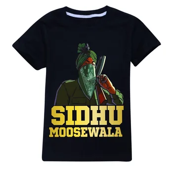 Sidhu Moose Wala T-Shirt Lendas Nunca Morrem Camiseta 100 Algodão Indiano Rapper Fãs Personalizado Tops de Verão Casual Unisex Tamanho do europeu Impresso