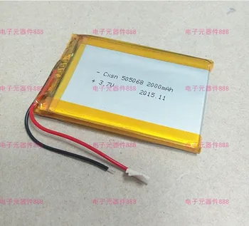 3.7 V bateria de lítio do polímero 505068 1800MAH mobile power MP3 MP4 MP5 Bluetooth Recarregável do Li-íon da Célula Recarregável do Li-íon da Célula