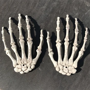 Halloween Esqueleto Da Mão Pata Esqueleto Adereços Festa De Fantasma Assustador Garra Complicado Horror Ambiente De Decoração