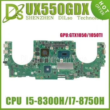 KEFU UX550GE placa-mãe Para ASUS ZENBOOK PRO UX550GD UX550GDX UX550GEX Laptop placa-Mãe I5 I7 I9-8 GTX1050/GTX1050TI 8GB/16GB
