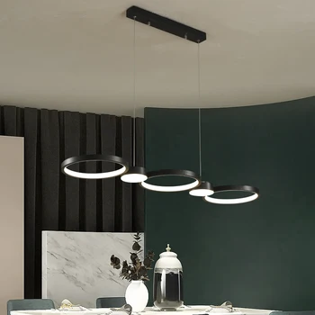 Moderna LED Iluminação do Candelabro para a Barra de Jantar, sala de estar criativo minimalista do designer Candelabro Pendente para o Office Cozinha