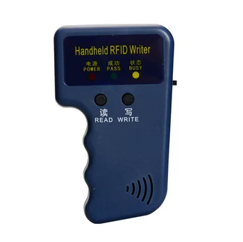 Handheld 125KHz EM4100 TK4100 RFID Copiadora Escritor Duplicador de Programador Leitor EM4305 T5577 Regravável ID Pingentes Tags