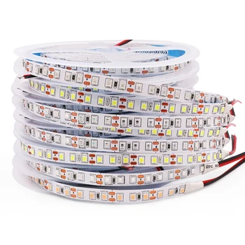 12V LED Strip Luzes conduzidas SMD2835 Flexível LED Fita 60Leds/m 120Leds/m Impermeável Fita Diodo Branco Quente Branco Vermelho Verde Azul