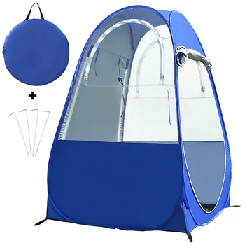 De inverno a Pesca UV-proteção de janelas de Pop-Up da Tenda Única Pessoa Automática Chuva Sombreamento Equipamento de Acampamento ao ar livre Portátil com 2Windows