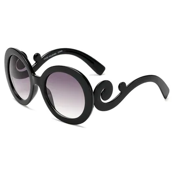 Grande Oval Óculos de sol das Mulheres do Vintage da Marca Gradiente Designer de Óculos de Sol Retro 90 Senhoras Oculos De Sol Preto Branco Vermelho
