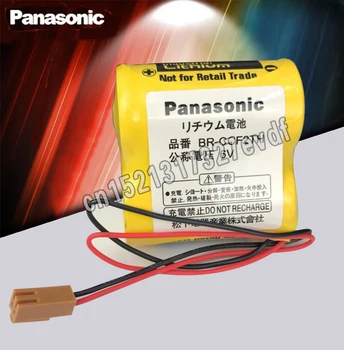 Panasonic Original Novo BR-CCF2TH Bateria com w/2P plug 6V 5000mah PLC FANUC Baterias de Lítio