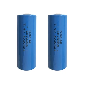 2packs NOVO ER18505 LS18505 18505 bateria de lítio de 3,6 V 4000mah baterias do Li-íon Para a Memória e espera poder Alarmes