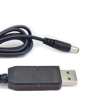 USB Power Boost Linha Dc 5v Dc 9v / 12v Etapa do Módulo Conversor Usb Cabo Adaptador 2.1x5.5mm Plug