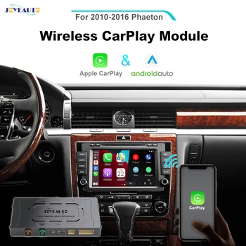 JoyeAuto sem Fio Apple CarPlay para a Volkswagen Phaeton 2010-2016 Android Auto BT Espelho do AirPlay Vw Jogo de Carro Netflix&Youtube em seu GPS
