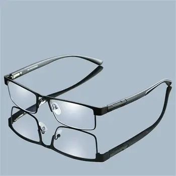 Dos Homens De Alta Qualidade De Liga De Titânio Óculos De Leitura Não Esféricas Lentes Revestidas De Negócios Hipermetropia Prescrição De Óculos Com +1.0 ~+4.