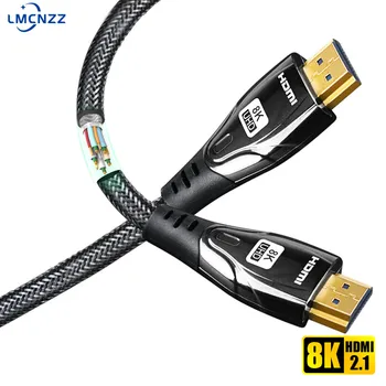 HDMI 2.1 Cabo de 8K 60Hz 4K 120Hz de 48 gbps Liga de Zinco de Ultra-Alta Velocidade de HDMI Cabo de HDR ARCO HDCP para X Caixa PS5/4 Rtx 3080 Laptops