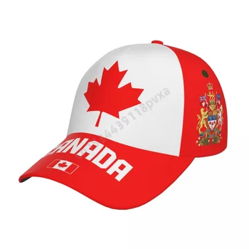 Unisex Canadá Bandeira Canadense Adulto Boné de Beisebol Patriótica Chapéu de Beisebol para os Fãs de Futebol Homens Mulheres