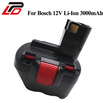 Bateria recarregável Para a Bosch 12V 3000mAh bateria do Li-Íon Para BAT043 GSR 12 VE-2,OGE 12 VE-2,PSB 12 VE-2, BAT045 BTA120 2607335430