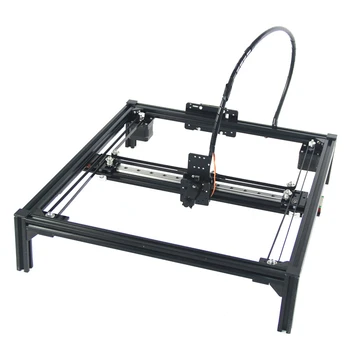 Tamanho A3 Caneta CNC Máquina de Desenho de Letras de Escrita Robô Corexy XY-plotter de Trilho de Guia versão com 5500mw laser