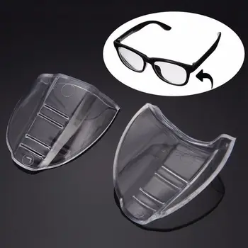1 Par de Universal Flexível Lado Escudos Óculos de Segurança Óculos de Protecção dos Olhos Óculos de Protecção para o Trabalho прозрачные очки