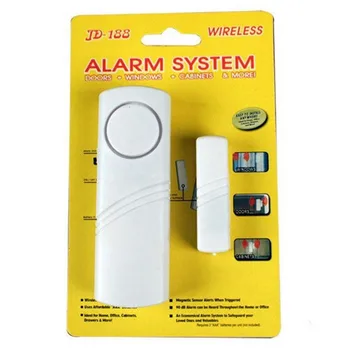 Família anti-roubo protecção anti-roubo de porta sem fio alarme magnético tipo separado de porta magnética janela de alarme magnético